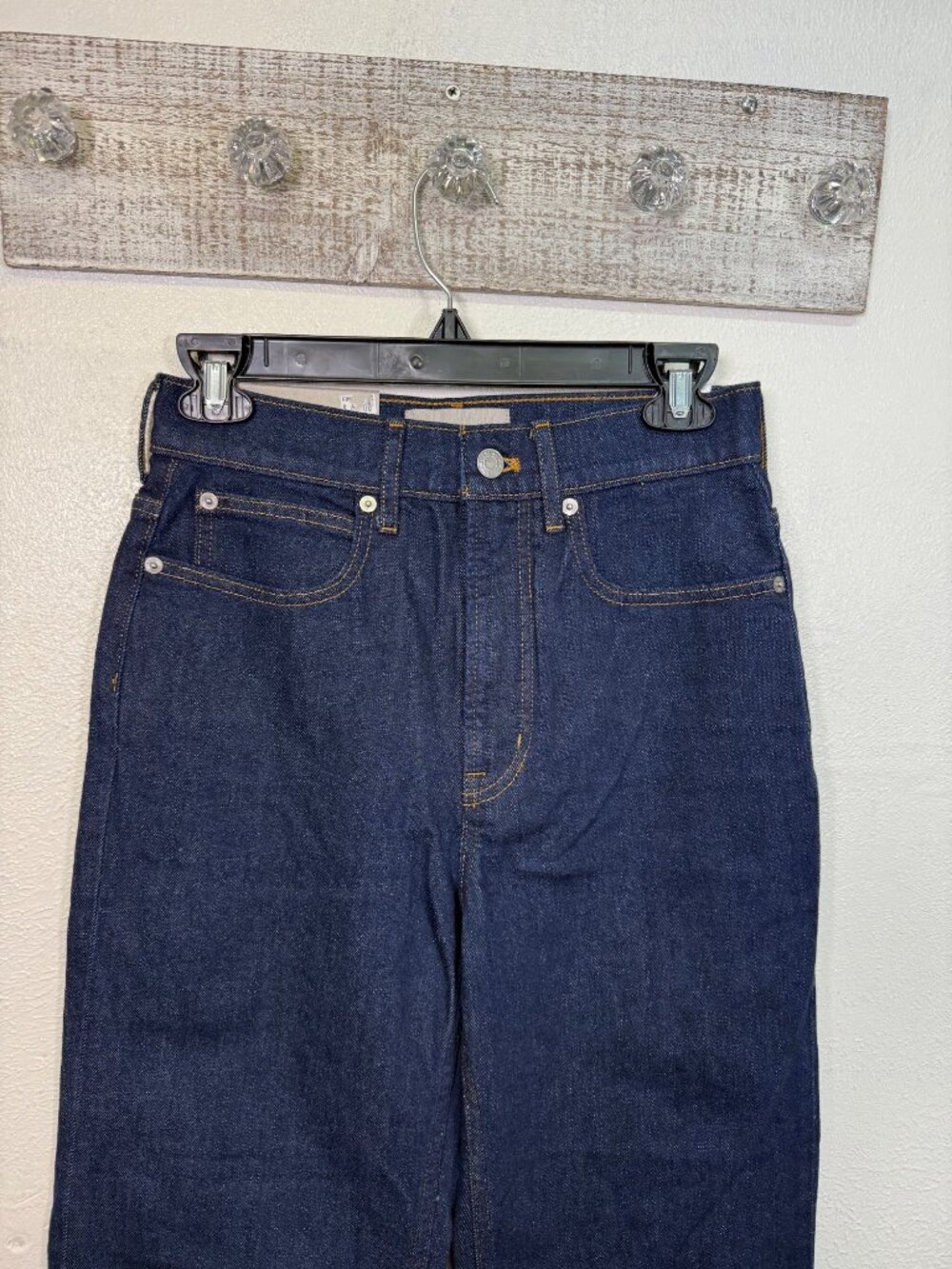 Everlane Womens High-Waisted Ankle Jeans Pure Blue Size 26 Organic Cotton Blend - Picture 11 of 15